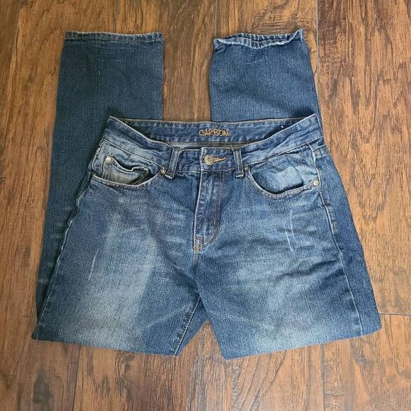 Carbon Slim Straight Jeans   - Picture 1 of 8